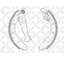 Тормозные колодки барабанные задние Audi 80 86-; Audi 90 87-; Audi 100 83-; Chery Amulet I, II 06-;