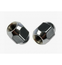 Гайка колесная М12x1.25x26 хром конус, ключ 21 закрытая