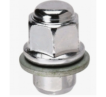 Гайка колеса M12x1.5 короткие с шайбой D 30mm / под ключ=21мм Toyota, Daihatsu, Lexus, Mitsubishi